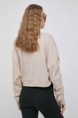 Кофта Reebok H56391 жіноча колір бежевий однотонна
