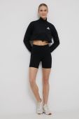 Кофта adidas Performance HA7609 жіноча колір чорний однотонна