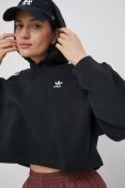 Кофта adidas Originals Adicolor жіноча колір чорний з аплікацією HC2016-BLACK