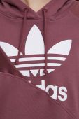 Бавовняна кофта adidas Originals HC7035 жіноча колір рожевий з принтом HC7035-QUICRI