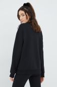 Кофта adidas жіноча колір чорний з аплікацією (2338304)