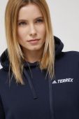 Кофта adidas TERREX Logo Graphic HE1753 жіноча колір синій однотонна