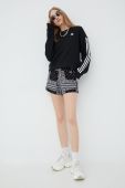 Бавовняна кофта adidas Originals Adicolor HC2064 жіноча колір чорний з аплікацією HC2064-BLACK