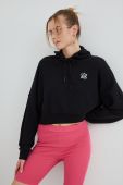 Кофта adidas Originals HT5976 жіноча колір чорний з принтом HT5976-BLACK