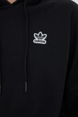 Кофта adidas Originals HT5976 жіноча колір чорний з принтом HT5976-BLACK