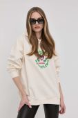 Кофта Chiara Ferragni жіноча колір бежевий з принтом