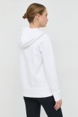 Бавовняна кофта BOSS жіноча колір білий з принтом (2722925)