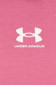 Кофта Under Armour жіноча колір рожевий з принтом