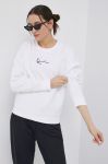 Кофта Karl Kani жіноча колір білий з аплікацією