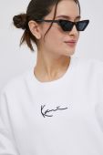 Кофта Karl Kani жіноча колір білий з аплікацією
