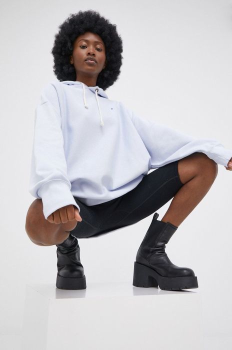 Кофта Champion 115152 жіноча  однотонна 115152-BS012 колір блакитний