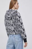 Кофта Fila жіноча колір чорний візерунок