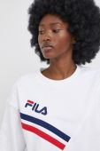 Кофта Fila жіноча колір білий з аплікацією