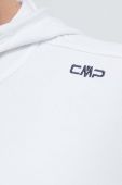 Кофта CMP жіноча колір білий з капюшоном однотонна