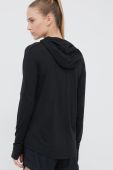 Спортивна кофта Icebreaker Cool-lite жіноча колір чорний однотонна
