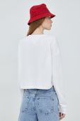 Кофта Tommy Jeans жіноча колір білий з принтом (2432085)