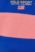 Шорти Polo Ralph Lauren жіночі візерунок висока посадка колір барвистий