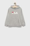Дитяча кофта Fila колір сірий з принтом (2072007)
