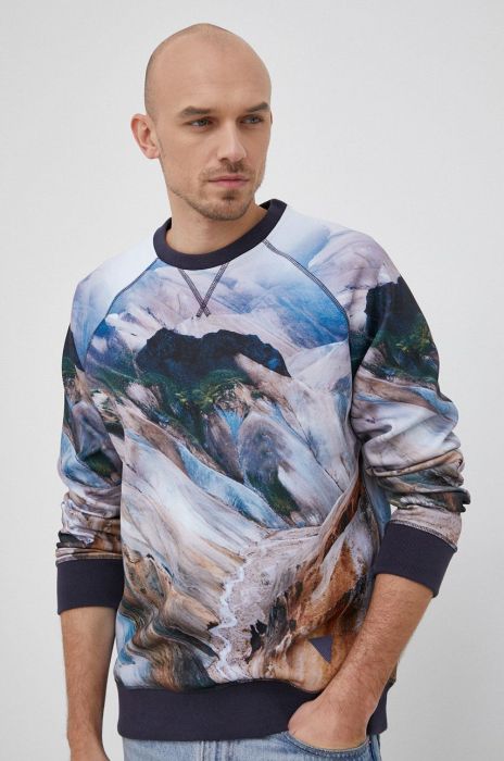 Кофта Guess чоловіча  візерунок колір барвистий