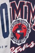 Бавовняна кофта Tommy Jeans чоловіча колір синій меланж (2225406)