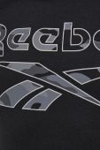 Кофта Reebok HE8174 чоловіча колір чорний з принтом
