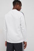 Кофта adidas Originals HE9483 чоловіча колір білий гладка