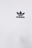 Кофта adidas Originals HE9483 чоловіча колір білий гладка