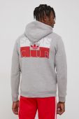 Кофта adidas Originals HF4920 чоловіча колір сірий з аплікацією