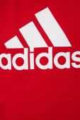 Кофта adidas чоловіча колір червоний з принтом