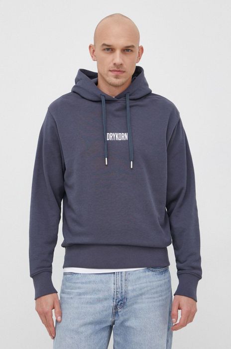 Кофта Drykorn чоловіча колір синій з аплікацією