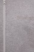 Кофта Dc чоловіча колір сірий однотонна