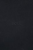 Бавовняна кофта BOSS Boss Casual чоловіча колір чорний однотонна