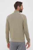 Кофта лаунж BOSS колір зелений меланж (3282115)