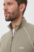 Кофта лаунж BOSS колір зелений меланж (3282115)