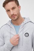 Кофта Michael Kors чоловіча колір сірий з аплікацією (2144706)