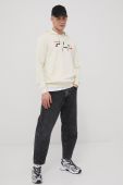 Кофта Fila чоловіча колір бежевий з принтом