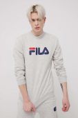 Кофта Fila чоловіча колір сірий з принтом (2100412)