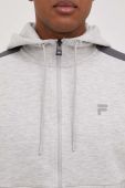 Кофта Fila чоловіча колір сірий з принтом (2242108)