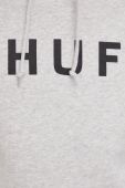 Кофта HUF чоловіча колір сірий з принтом (2421502)
