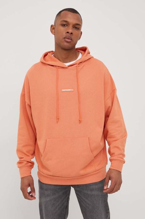 Кофта Sixth June чоловіча колір помаранчевий з аплікацією