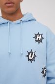Кофта HUF чоловіча  з принтом колір блакитний