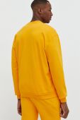 Бавовняна кофта Arkk Copenhagen колір жовтий однотонна