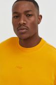 Бавовняна кофта Arkk Copenhagen колір жовтий однотонна