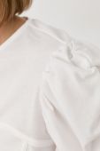 Бавовняна блузка Miss Sixty колір білий