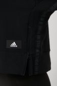 Кофта adidas Performance HE3075 жіноча колір чорний однотонна