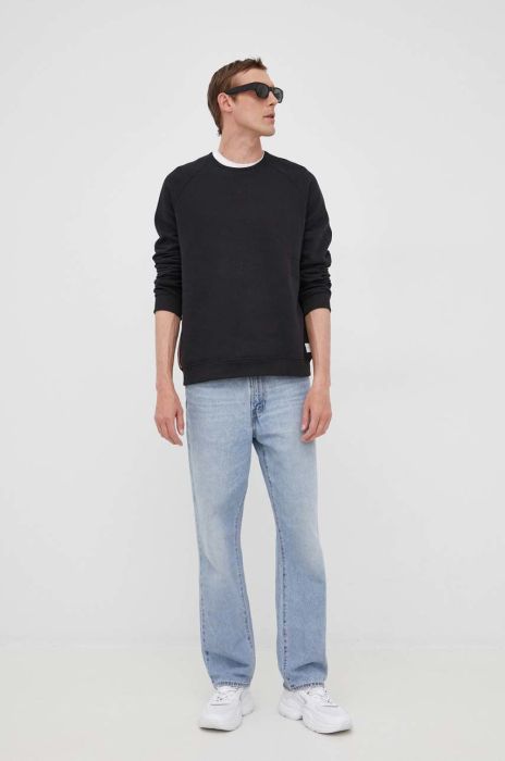 Кофта з вовною Paul Smith чоловіча колір чорний однотонна