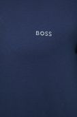 Піжамний лонгслів BOSS колір синій з аплікацією