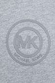 Бавовняний лонгслів MICHAEL Michael Kors колір сірий меланж