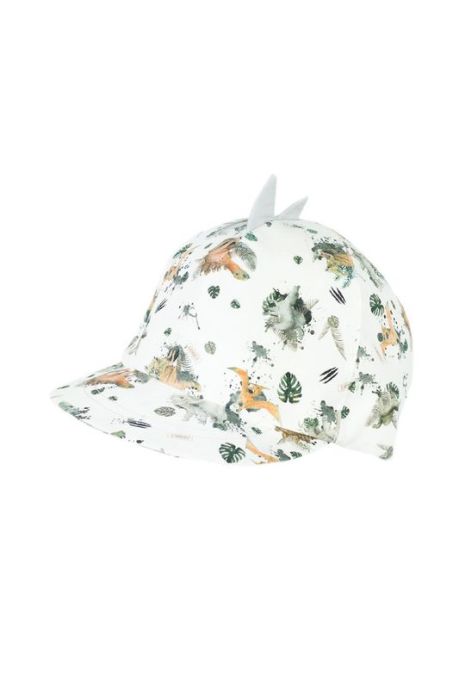 Дитяча кепка Jamiks колір зелений візерунок
