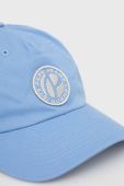 Дитяча Бавовняна кепка Pepe Jeans з аплікацією колір блакитний